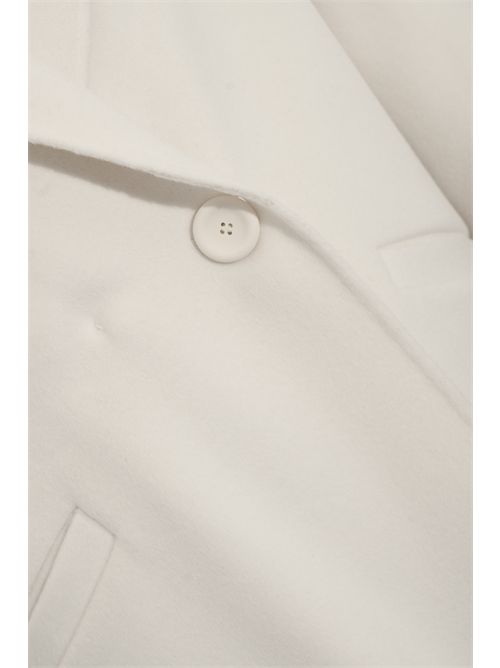 Cappotto corto Guinea in cashmere e lana Avorio MAX MARA STUDIO | 2526086011600008